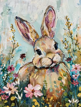 Join us for a Paint Nite Event, Mar 28th, 7PM - Bunny in Bloom