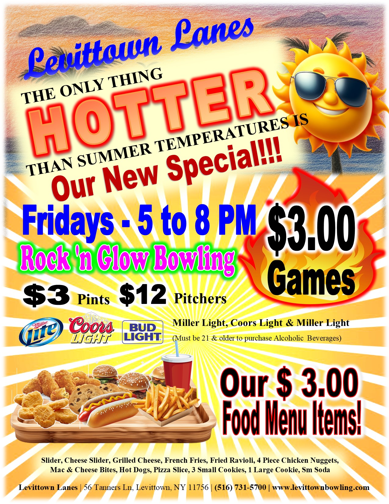 Our NEW Friday Night Game Special
