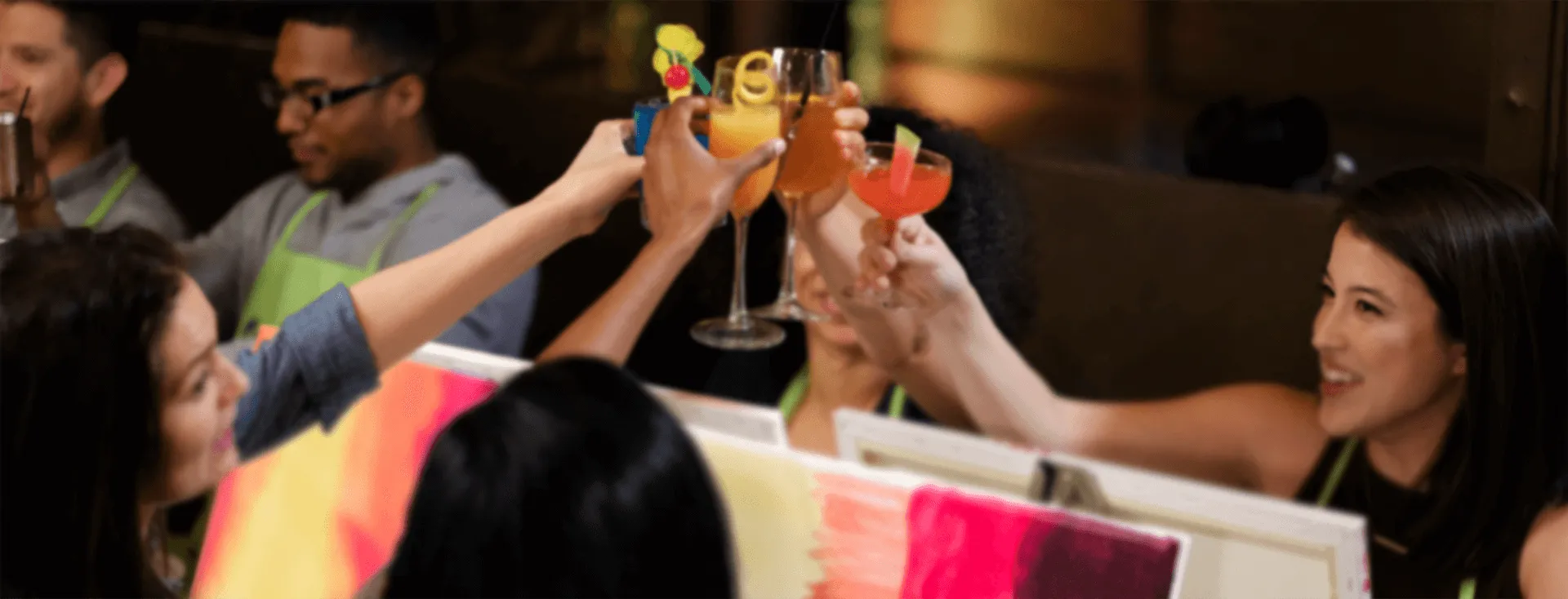 PaintNite Events held at Levittown Lanes - Grunts Sports Bar