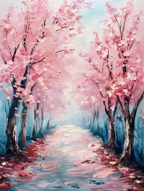 Join us for a Paint Nite Event, Apr 17th, at 7:00PM - Path of Petals
