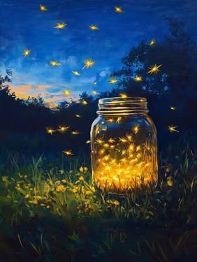 Join us for a Paint Nite Event, Aug 21sh at 7PM - Summer Nights Fireflies in Mason Jar