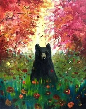 Join us for Paint Nite, Sep 27th, 7PM - A Fall Visitor
