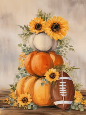 Join us for a Paint Nite Event, Sept 4th at 7PM - Fall Pumpkins and Football Season